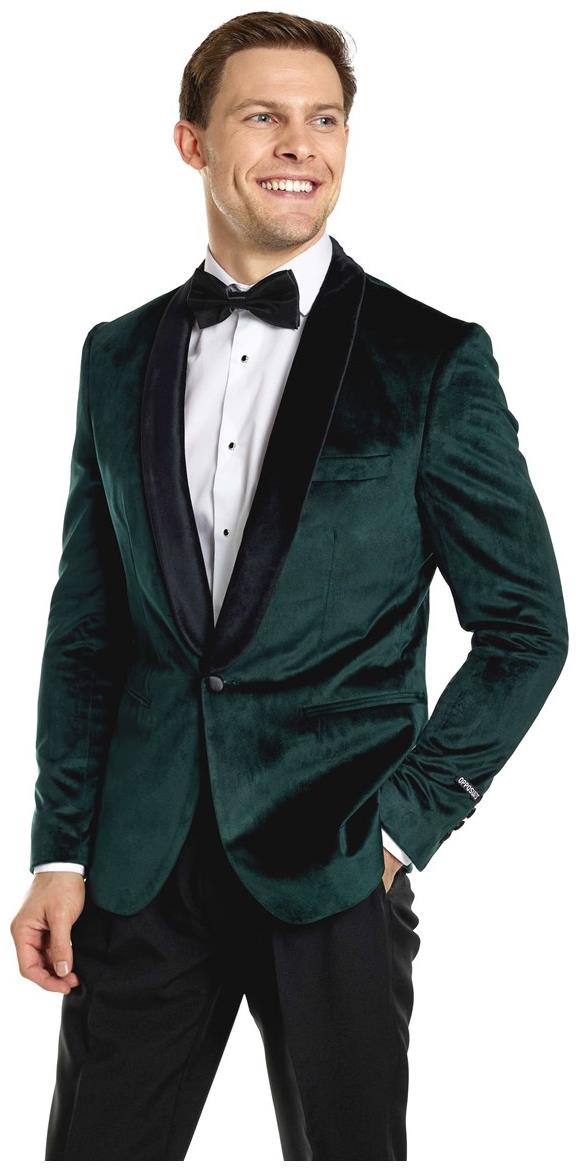 Stylish OppoSuits Deluxe Men's Blazers Dinner Jacket for Holiday Parties Weddings and Formal Events