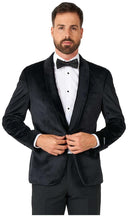 OppoSuits Deluxe Men's Blazers Dinner Jacket - Jet Set Black