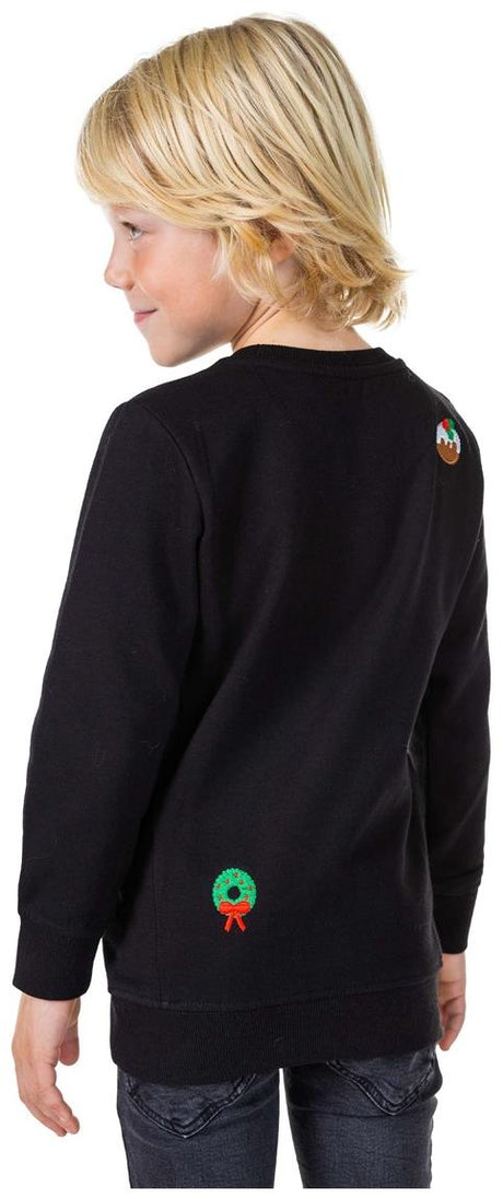 OppoSuits Deluxe Boys' Sweaters BOYS X-Mas Icons - Black