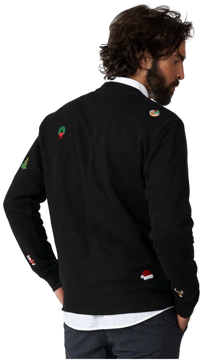 OppoSuits Deluxe Men's Sweaters X-Mas Icons - Black