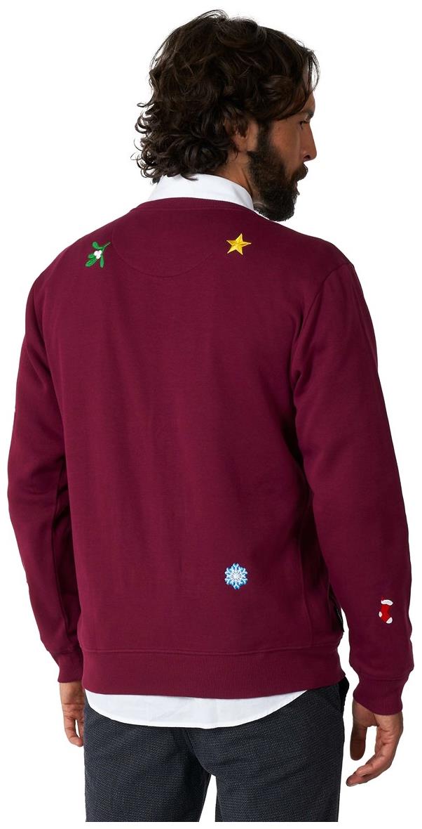 OppoSuits Deluxe Christmas Sweater for Holiday Gatherings Parties and Festive Celebrations