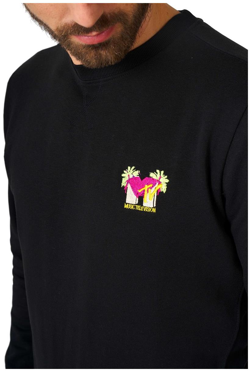 OppoSuits Deluxe Men's Sweaters MTVT Spring Break - Black