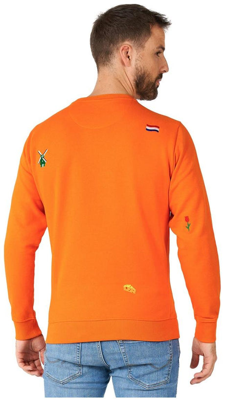 Deluxe OppoSuits Hup Holland Sweater for Sports Events and Dutch Soccer Games