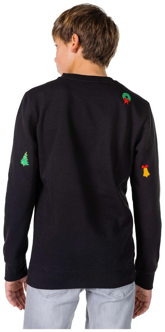 OppoSuits Deluxe Teen Boys' Sweaters TEEN BOYS X-Mas Icons - Black
