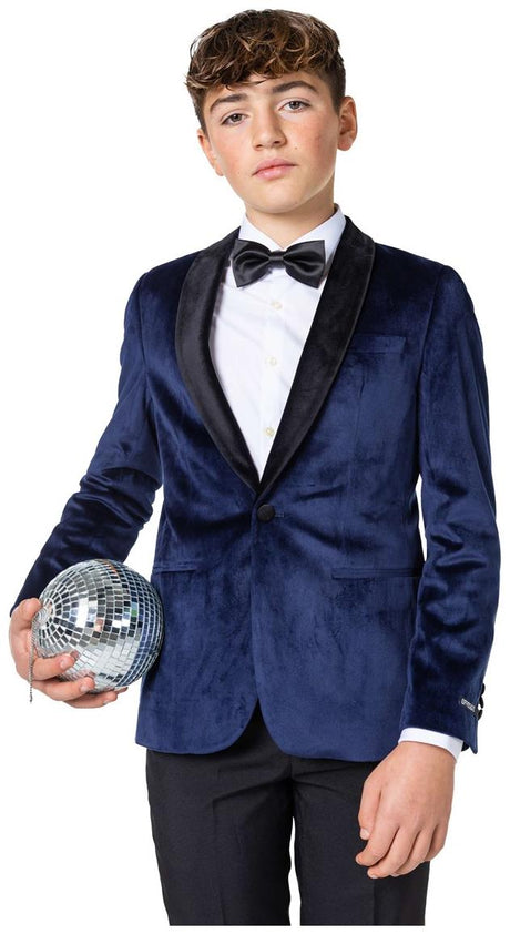 OppoSuits Deluxe Teen Boys' Blazers TEEN BOYS Dinner Jacket - Deep Navy