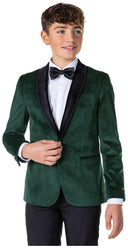 OppoSuits Deluxe Teen Boys' Blazers TEEN BOYS Dinner Jacket - Rich Green