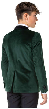 OppoSuits Deluxe Teen Boys' Blazers TEEN BOYS Dinner Jacket - Rich Green