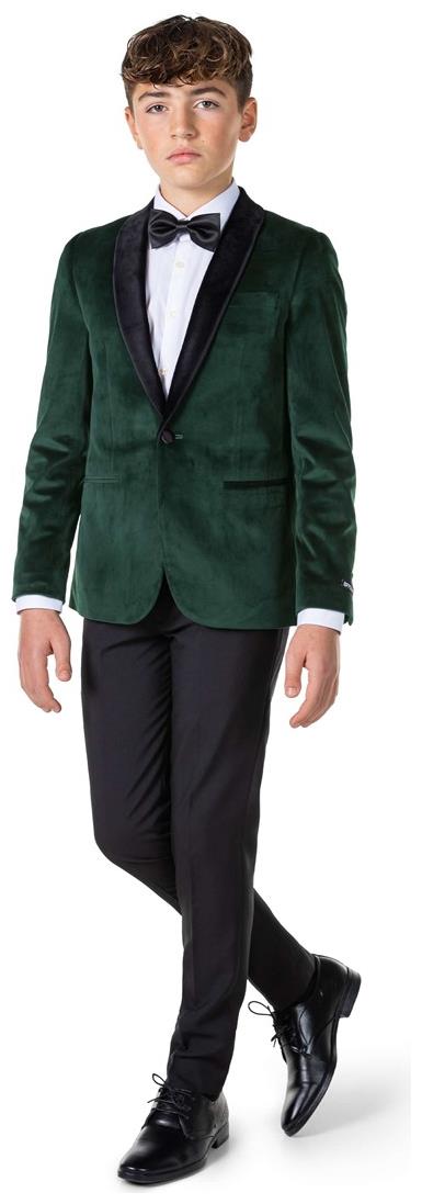 OppoSuits Deluxe Teen Boys' Blazers TEEN BOYS Dinner Jacket - Rich Green