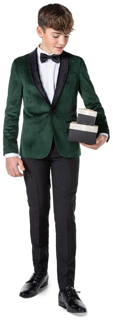OppoSuits Deluxe Teen Boys' Blazers TEEN BOYS Dinner Jacket - Rich Green