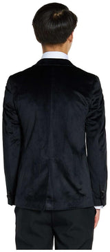 OppoSuits Deluxe Teen Boys' Blazers TEEN BOYS Dinner Jacket - Black
