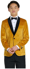 OppoSuits Deluxe Teen Boys' Blazers TEEN BOYS Dinner Jacket - Gold