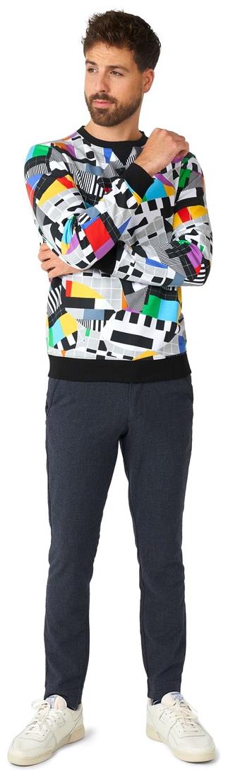 Stylish OppoSuits Men's Sweaters Testival for Retro-Themed Parties and Everyday Comfort