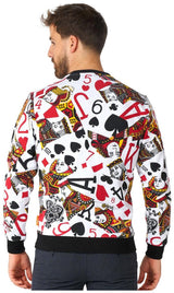 OppoSuits King of Clubs Sweater for Bachelor Parties Halloween and Vegas Adventures