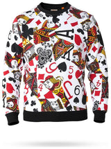 OppoSuits King of Clubs Sweater for Bachelor Parties Halloween and Vegas Adventures