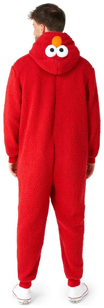 RADYAN Elmo Onesie - Adult Zipper Closure Costume for Cozy Relaxation product image showing the product clearly