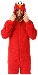 RADYAN Elmo Onesie - Adult Zipper Closure Costume for Cozy Relaxation product image showing the product clearly
