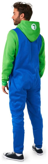 Cozy OppoSuits Luigi Onesie for Gaming Sessions Movie Nights and Lounging at Home