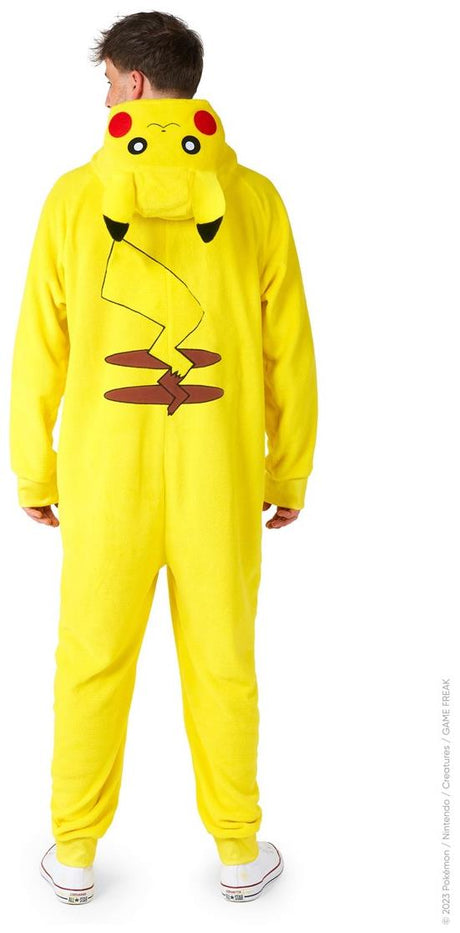 RADYAN Pikachu Onesie - Adult Zipper Closure Costume for Cozy Relaxation product image showing the product clearly