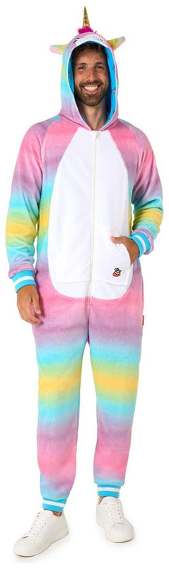 RADYAN Unicorn Onesie - Adult Zipper Closure Costume for Cozy Relaxation product image showing the product clearly