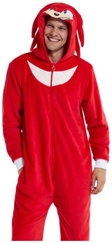 Cozy OppoSuits Knuckles Onesie for Halloween Parties and Cosplay Events
