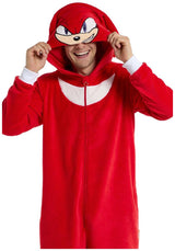Cozy OppoSuits Knuckles Onesie for Halloween Parties and Cosplay Events