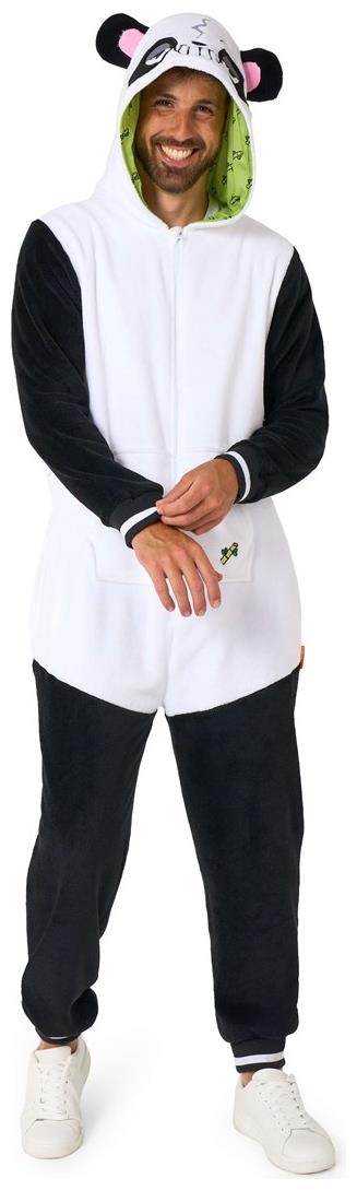 Cozy OppoSuits Panda Onesie for Relaxing Lounges and Fun Costume Events