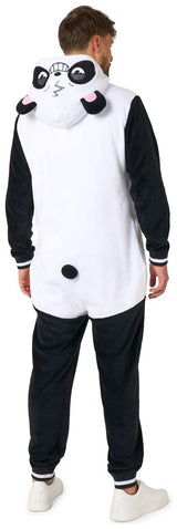 Cozy OppoSuits Panda Onesie for Relaxing Lounges and Fun Costume Events