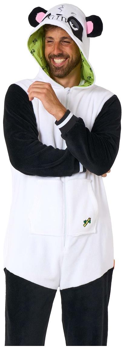 Cozy OppoSuits Panda Onesie for Relaxing Lounges and Fun Costume Events
