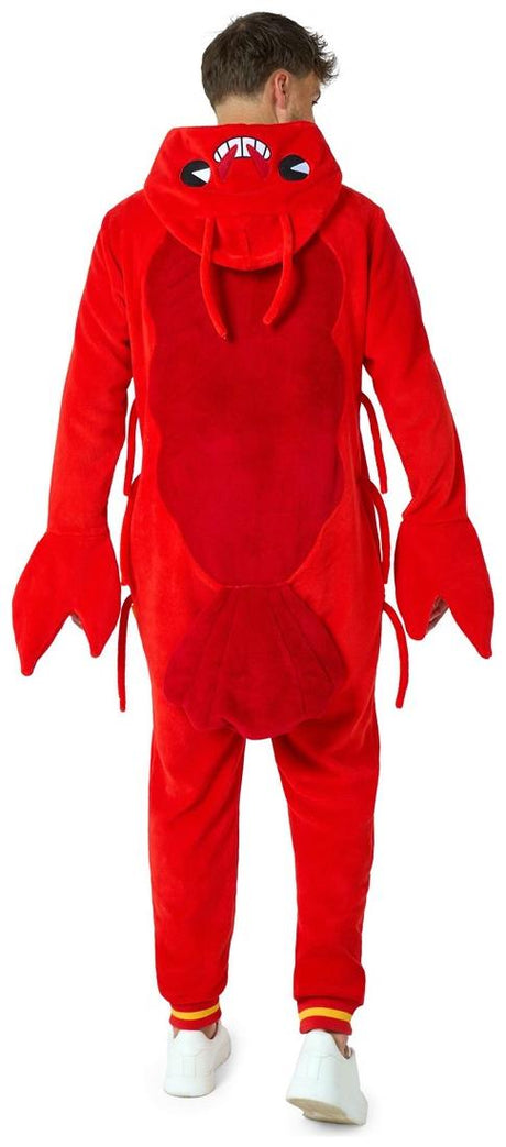 RADYAN Lobster Onesie - Adult Zipper Closure Costume for Cozy Fun for Halloween product image