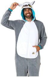 Comfortable OppoSuits Lemur Onesie for Fun Dress Up Parties and Cozy Home Wear