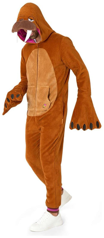 Adult walrus animal onesie lounge costume