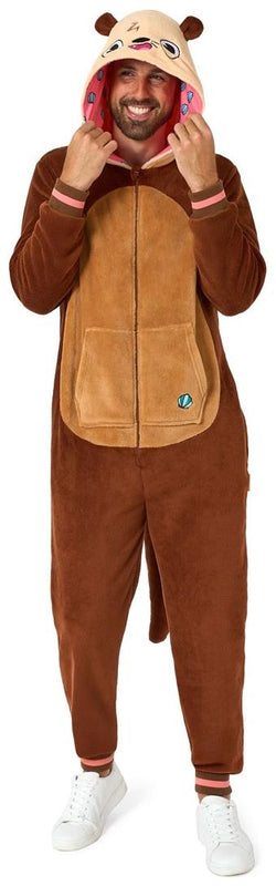 Adult otter animal relaxed fit onesie costume