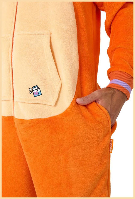 OppoSuits Red Cat Onesie for Theme Parties Cozy Lounge Events and Cat Lovers