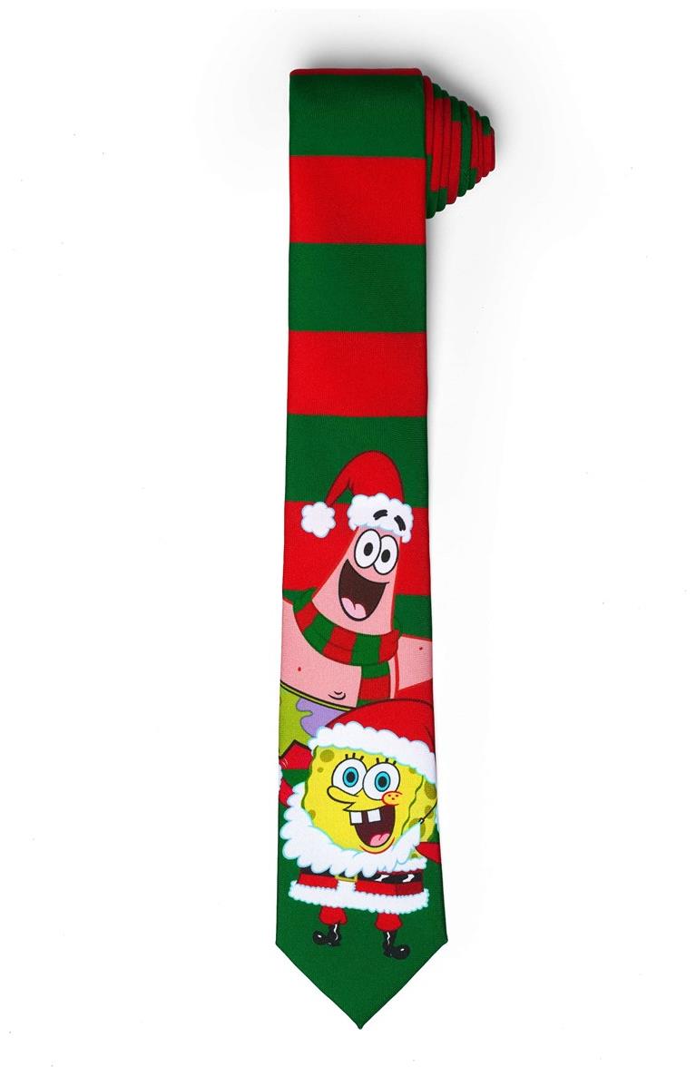 OppoSuits Spongebob Tie for Christmas Parties Gift and Holiday Celebrations