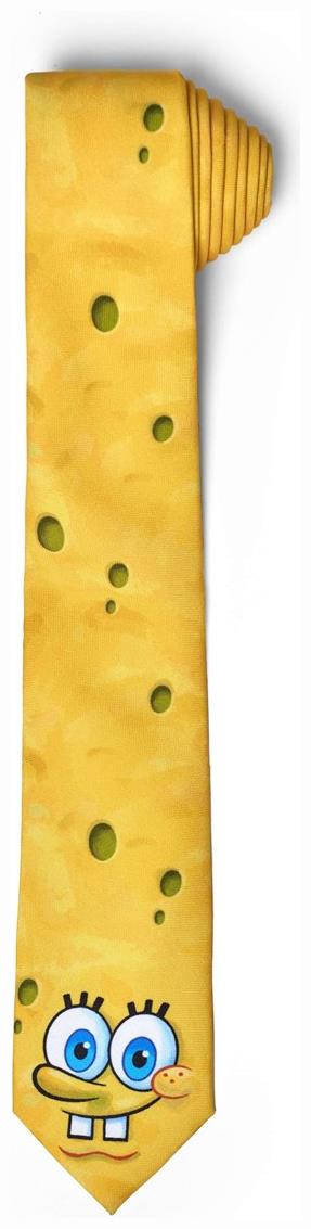 OppoSuits SpongeBob Necktie for Fun Formal Attire Parties and Costume Events