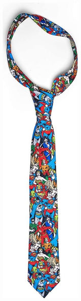 DC Comics Justice League Tie for Superhero Events and Stylish Outings