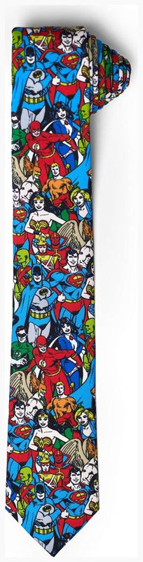 OppoSuits Men's Ties DC ComicsT Tie - Justice League