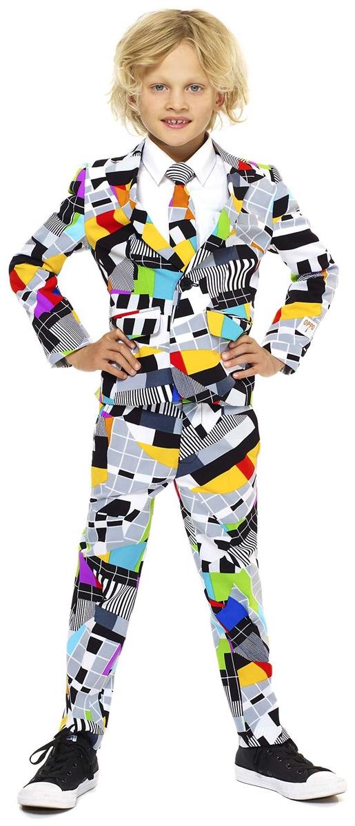 Brightly Colored OppoSuits Boys Testival Suit for Fun Dress Up Halloween and Theme Parties