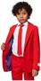 Vibrant OppoSuits Boys Red Devil Suit for Halloween Parties Dress Up and Fun Events