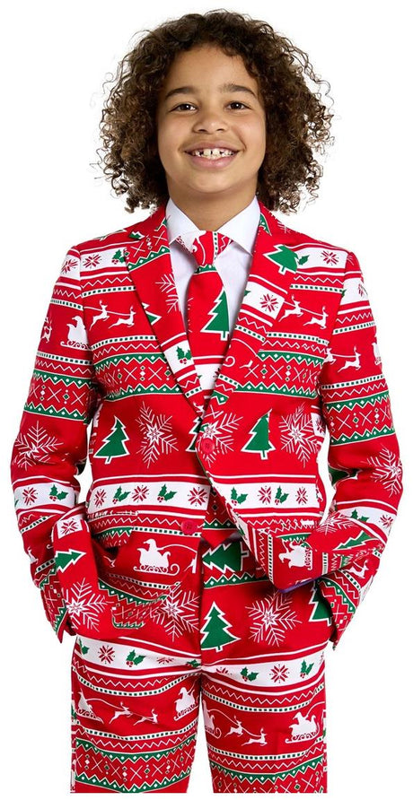 OppoSuits Boys Winter Wonderland Suit for Holiday Parties Christmas Celebrations and Family Gatherings
