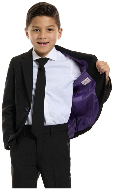 OppoSuits Boys' Suits BOYS Black Knight
