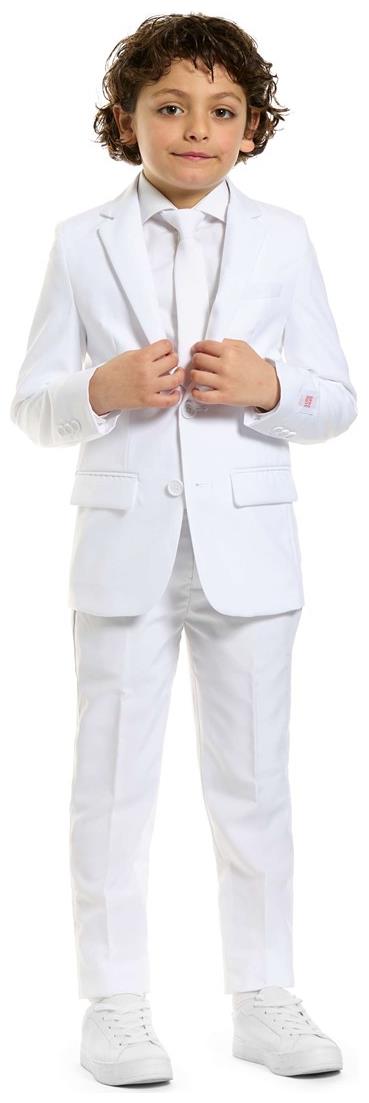 Stylish Boys' White Knight Suit for Weddings Birthday Parties and Special Occasions