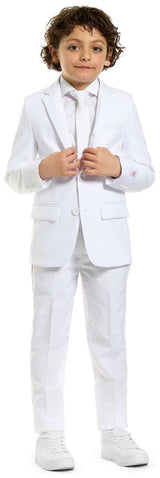 Stylish Boys' White Knight Suit for Weddings Birthday Parties and Special Occasions