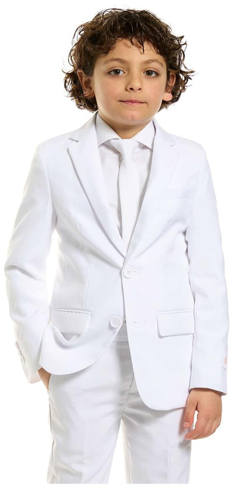 Stylish Boys' White Knight Suit for Weddings Birthday Parties and Special Occasions