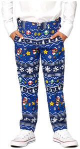 Playful OppoSuits Merry Mario Suit for Kids Perfect for Holiday Events and Superhero Parties