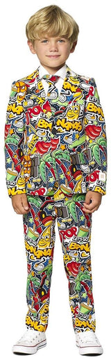 Stylish OppoSuits Boys Street Vibes Costume for Kids Special Occasions and Playful Adventures