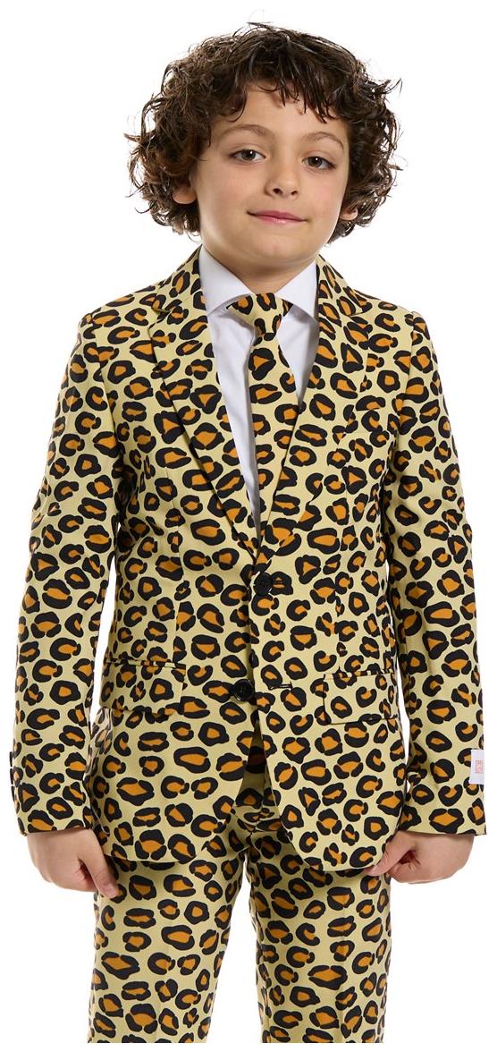OppoSuits Boys The Jag Leopard Print Suit for Halloween Parties Birthdays and Themed Events