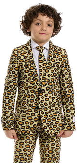 OppoSuits Boys The Jag Leopard Print Suit for Halloween Parties Birthdays and Themed Events
