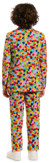 OppoSuits Colorful Boys Confetteroni Suit for Holiday Parties Birthdays and Fun Celebrations