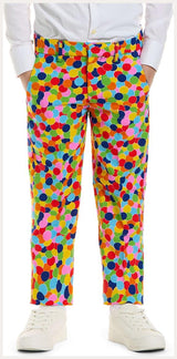 OppoSuits Colorful Boys Confetteroni Suit for Holiday Parties Birthdays and Fun Celebrations
